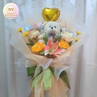 Gambar BUCKET BUNGA (Bunga Pita Satin) - Boneka Besar dari DAJAVA undefined 1 Tokopedia