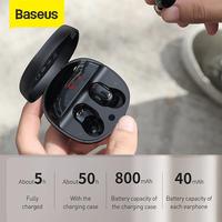Gambar BASEUS TRUE WIRELESS BLUETOOTH EARPHONE MINI EARBUDS TWS WM01 - BASEUS OFFICIAL STORE ( CODE 10001 ) - Hijau dari Baseus Store ID undefined 3 Tokopedia