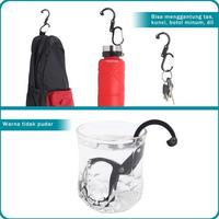 Gambar ELFS ACTIVE CARABINER CLIP WITH 360 ROTATING S HOOK OUTDOOR GEAR dari TOKO AISYAH5758 undefined 1 Tokopedia