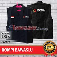 Gambar Rompi BAWASLU Badan Pengawas Pemilihan Umum - Hitam, S dari Cahaya Abadi Advertising undefined 1 Tokopedia