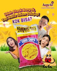 Gambar Happy Tos Merah Hijau Tortilla Chips 140gr HappyTos Corn Chips 140 gr  Keripik Snack - Merah dari Pay One undefined 5 Tokopedia