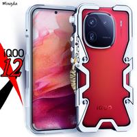 Gambar Metal Frame Case for Vivo iQOO 12 / 12 Pro Aluminum alloy phone case Bumper Fashion Shockproof Phone Shell - Hitam, Iqoo 12 dari Pear' Case undefined 2 Tokopedia
