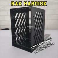 Gambar CUSTOM Stand Hardisk /SSD Multiple Rak Tempat HDD Laptop Dock Bracket - 3 susun , hardisk 3,5inch dari NGR PC MODIFIKASI GARUT undefined 1 Tokopedia