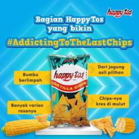 Gambar Happy Tos Merah Hijau Tortilla Chips 140gr HappyTos Corn Chips 140 gr  Keripik Snack - Merah dari Pay One undefined 3 Tokopedia