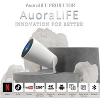 Gambar Proyektor 4K Wifi Android 11 Auoralife Projektor Mini Portable HP Bluetooth 6000 Lumen - Tripsky T01 dari Emporium Cellular undefined 1 Tokopedia