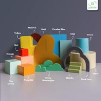 Gambar Kubus Geometri Photo Props - Pixmix Gio - 5x5, Beige dari Pixmix id undefined 5 Tokopedia
