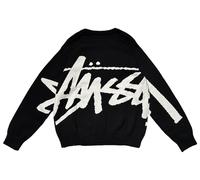 Gambar STUSSY STOCK KNIT SWEATER - BLACK - XL dari Suckasupply undefined 1 Tokopedia