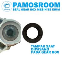 Gambar Pamosroom Seal Gear Box Mesin Es Krim 818T Dan 818F Karet Seal Gearbox - Seal25x40x10 dari Pamosmesin undefined 5 Tokopedia