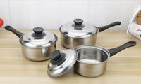 Gambar Panci Set Stock Pot Panci Susu Mini Stainless Steel Panci Sup Soup Pot Baskom dengan Tutup Stainless - KUPIN16/18/20CM dari Sinar Arjuna Abadi undefined 3 Tokopedia