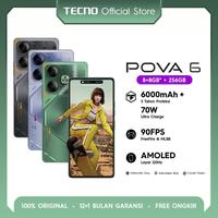 Gambar TECNO Pova 6 8/256GB 12/256GB NFC G99 Ultimate Garansi Resmi TECNO - TANPA BUNDLE, 12GB 256GB dari DISTRIBUTOR PC OFFICIAL undefined 2 Tokopedia
