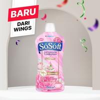 Gambar SoSoft Detergen Cair Sweet Peony Botol 700ml x 4 pcs dari Wings Indonesia undefined 5 Tokopedia