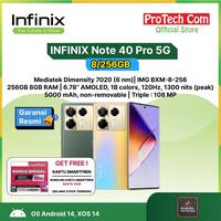 Gambar INFINIX Note 40 Pro 5G 8/256 GB 6.78" AMOLED Garansi Resmi Infinix Indonesia 1 Tahun - Vintage Green , NORMAL dari ProTech Com undefined 1 Tokopedia