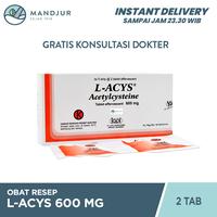 Gambar L-Acys 600 mg 2 Tablet Effervescent / Batuk Berdahak dari Apotekmandjurofficial undefined 1 Tokopedia