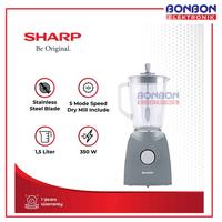 Gambar SHARP Blender EM-151G-GY / EM 151G GY / EM151G Grey Low Watt with Glass Jar dari Bonbon Elektronik_NEW undefined 2 Tokopedia