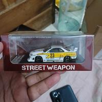 Gambar Street Weapon Warrior Nissan Skyline LBWK ER34 Super Silhouette LB Works R34 not mini GT cm model hotwheels - Chameleon dari qanqua undefined 1 Tokopedia