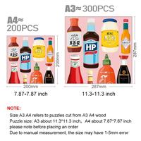 Gambar Diskon Mysterious Wooden Jigsaw Puzzles Color Seasoning Bottle 3D W dari Simili Satu undefined 3 Tokopedia