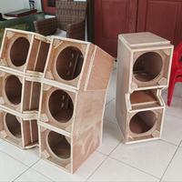 Gambar paket 4box mentahan line array 10 inch dobel + tweeter speaker 210 210tw dari Syakira marwah undefined 2 Tokopedia