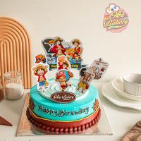 Gambar Blackforest Cake / Birthday Cake / Kue Ulang Tahun Karakter One Piece / Uk 16Cm - Lilin Magic dari Oke Bakery undefined 1 Tokopedia