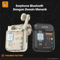 Gambar EARPHONE TWS ACOME AT06 BLUETOOTH 5.3 BLACK/WHITE dari bengkelkomputerptk undefined 4 Tokopedia