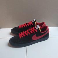 Gambar Sepatu Nike Blazer Low By You Custom Black Red No 45 Like New dari Begundal Shoes undefined 2 Tokopedia