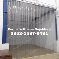 Gambar gorden pvc Curtain blue clear L 2 mtr x T 3 mtr ( tinggal pasang ) dari Permata Utama Sejahtera undefined 1 Tokopedia