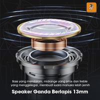 Gambar EARPHONE TWS ACOME AT06 BLUETOOTH 5.3 BLACK/WHITE dari bengkelkomputerptk undefined 5 Tokopedia