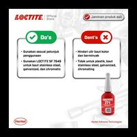 Gambar SELLER!!! HENKEL LOCTITE 271 THREADLOCKER LEM BAUT 10 ML SELLER!!! dari besitumpul undefined 5 Tokopedia