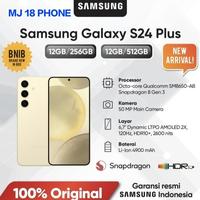 Gambar SAMSUNG GALAXY S24 PLUS 5G RAM 12/256, 12/512 GB - GARANSI RESMI - black, 12/512 gb dari MJ 18 PHONE undefined 1 Tokopedia