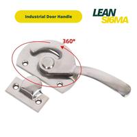 Gambar Industrial Door Handle Heavy Duty Stainless Steel Door Latch handle pintu oven freezer cold storage - Small, Right / Kanan dari Lean Sigma undefined 3 Tokopedia