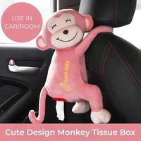 Gambar Tempat Tisu Mobil Gantung Boneka Monyet Bebek Lucu Box Tissue Car Bahan Premium Original Exclusive - Brownie Monkey dari Rockbros Jakarta & Bekasi undefined 5 Tokopedia