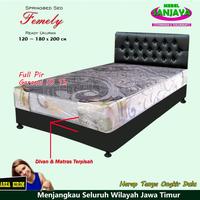 Gambar Springbed set Komplit Kasur + Divan + Sandaran Berkualitas Full MURAH - 100 x 200 dari Mebel Sanjaya Indonesia undefined 1 Tokopedia