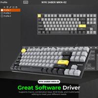 Gambar Keyboard Mechanical Removable TKL NYK Nemesis SABER MKN-02 - Blue switch dari Smart Media Computer undefined 2 Tokopedia