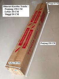 Gambar Tenda Lipat 2x2 Lengkap Dinding Mika - Orange AUV dari BS Tenda undefined 5 Tokopedia