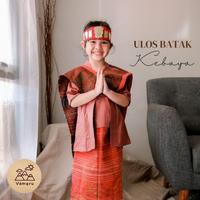 Gambar Kebaya Ulos Anak Vameru Pakaian Adat Batak Toba Set Lengkap - Merah Cream - L dari griceoid undefined 2 Tokopedia