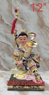 Gambar patung dewa naca / na ca / nacha / locia / 三太子  - kayu taiwan - 12 inch -mt - l24 dari toko epatung undefined 1 Tokopedia