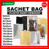 Gambar PLASTIK SACHET BAG | SASET ALUMUNIUM FOIL | SASET REMPAH / KOPI SATUAN - FULL ALU FOIL, 10 X 12 dari kilat packing undefined 3 Tokopedia