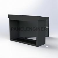 Gambar BOX PANEL CUSTOM 45x75x25 topi plat 1,2mm powder coating box custom box mcb, box topi bolong dari PANELENGINEER undefined 2 Tokopedia