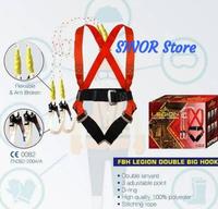 Gambar Full Body Harness Double Big Hook LEGION Besar Sabuk Pengaman Safety Equipment Terbaru Terlaris Terbaik dari Happy Holy undefined 3 Tokopedia