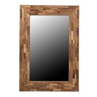 Gambar JAVA Chloe Rectangle Recycled Mirror Wood Natural dari Jati Visions Raya undefined 2 Tokopedia