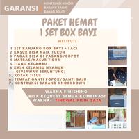Gambar Box Tidur Bayi | boxbayi custom kayu solid Beragaransi  | Babydoes | Ranjang Bayi Box | Box bayi | Ranjang Bayi - PKT HEMAT 1 SET dari Ama Furniture Jepara undefined 3 Tokopedia