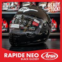Gambar ARAI RAPIDE NEO BLACK GLOSSY FULL FACE ORIGINAL PREMIUM HELMET dari THC Helmets undefined 1 Tokopedia