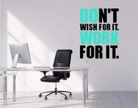 Gambar Stiker Dekorasi Unik Kata Kata Motivasi Quotes Office Home Decor Kaca Kantor Kafe Hiasan Dinding Cafe Rumah Wall Custom Cutting Sticker Do Work - L dari storejennifer undefined 4 Tokopedia