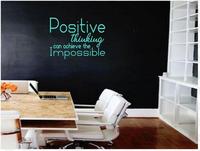 Gambar Stiker Dekorasi Unik Kata Kata Motivasi Quotes Office Home Decor Kaca Kantor Kafe Hiasan Dinding Cafe Rumah Wall Custom Sticker Achieve The Impossible - L dari storejennifer undefined 5 Tokopedia