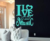 Gambar Stiker Dekorasi Unik Lucu Kaca Dinding Rumah Cafe Restaurant Kafe Office Home Decor Kantor Toko Hiasan Dinding Wall Cutting Sticker I Love Music - L dari storejennifer undefined 4 Tokopedia