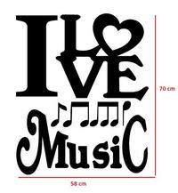 Gambar Stiker Dekorasi Unik Lucu Kaca Dinding Rumah Cafe Restaurant Kafe Office Home Decor Kantor Toko Hiasan Dinding Wall Cutting Sticker I Love Music - L dari storejennifer undefined 3 Tokopedia