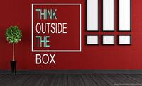Gambar Stiker Dekorasi Unik Kata Kata Motivasi Quotes Office Home Decor Kaca Kantor Kafe Hiasan Dinding Cafe Rumah Wall Custom Sticker Think Outside The Box - L dari storejennifer undefined 3 Tokopedia