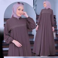 Gambar Azzahra Dress Gamis Wanita Dewasa Terbaru 2024 Elegan Gamis Remaja Kekinian Viral Gamis Modern Lebaran Mewah Dress Muslimah Model Baru - Hitam dari GM Store Id_NEW undefined 4 Tokopedia
