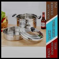 Gambar Steamer Japan 24Cm / Panci Kukusan Dandang Tebal / Langseng Stainless dari Baru Bung undefined 5 Tokopedia