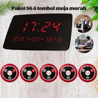 Gambar BELL BEL TABLE MEJA CAFE RESTORANT RESTORAN REST CALL CALLING WIRELESS dari Multiplus shop undefined 1 Tokopedia