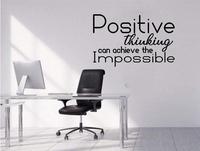 Gambar Stiker Dekorasi Unik Kata Kata Motivasi Quotes Office Home Decor Kaca Kantor Kafe Hiasan Dinding Cafe Rumah Wall Custom Sticker Achieve The Impossible - L dari storejennifer undefined 1 Tokopedia